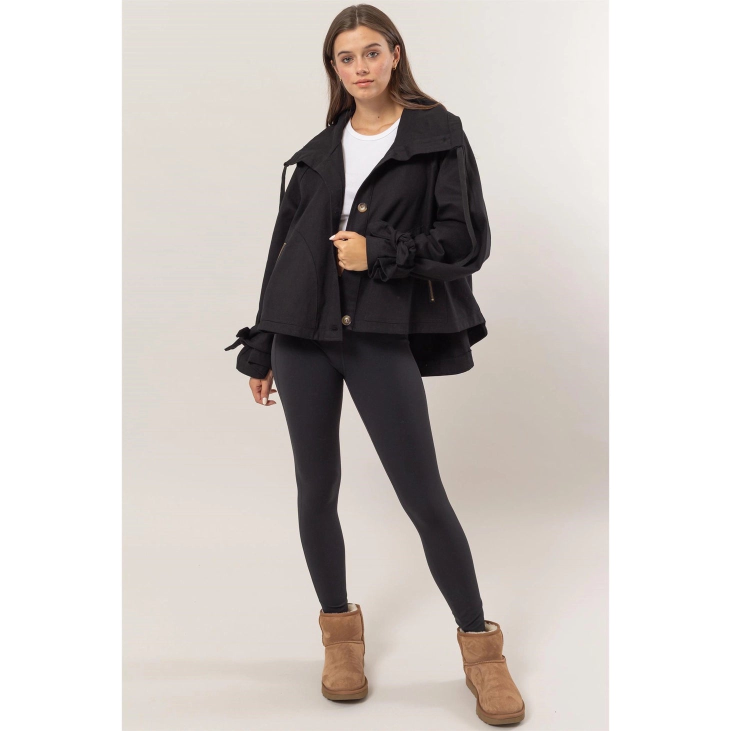 Brushed Twill A-Line Jacket - Michigan Southern Charm