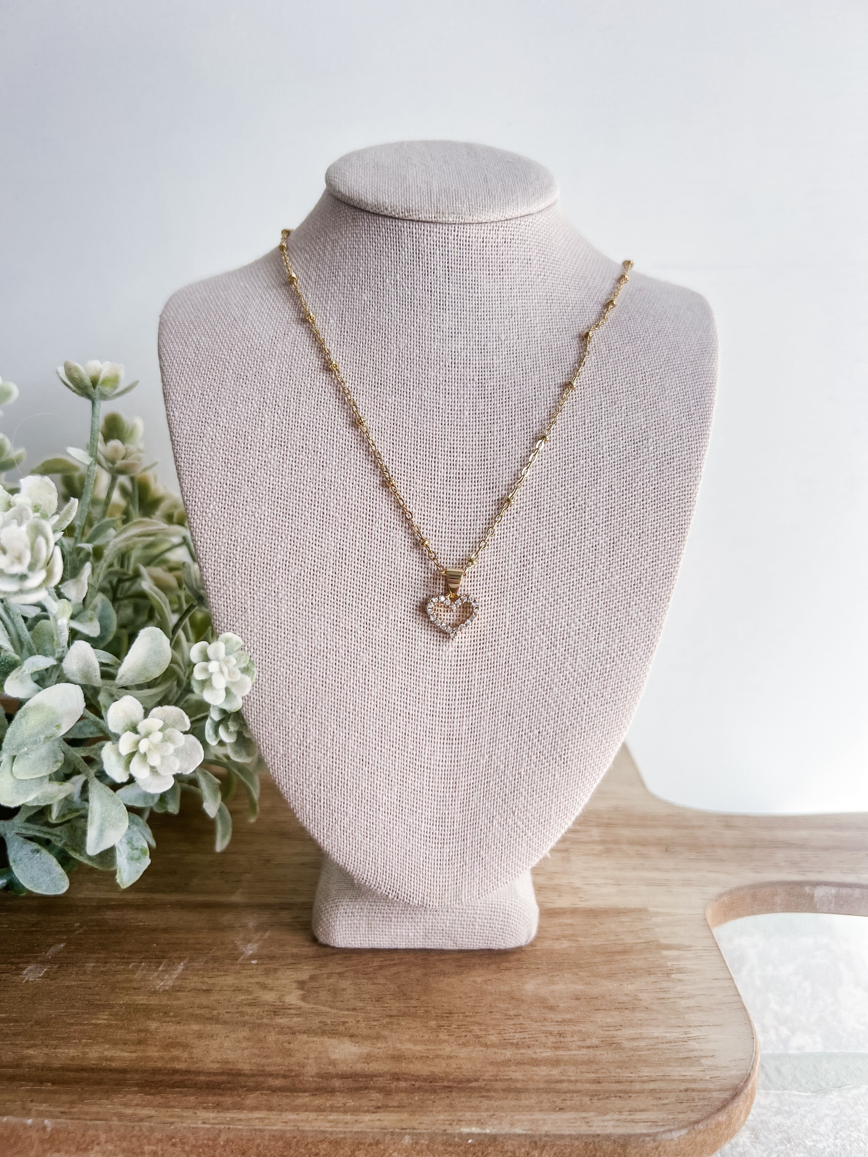Timeless Heart Necklace - Michigan Southern Charm