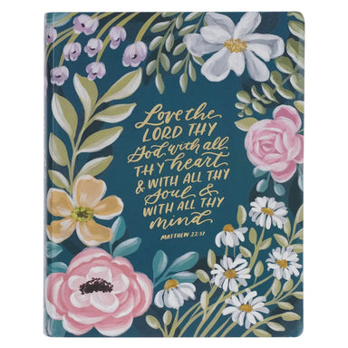 Kjv Lp Note Bible Lp Faux Leather Love the Lord Matt 22:37 - Michigan Southern Charm
