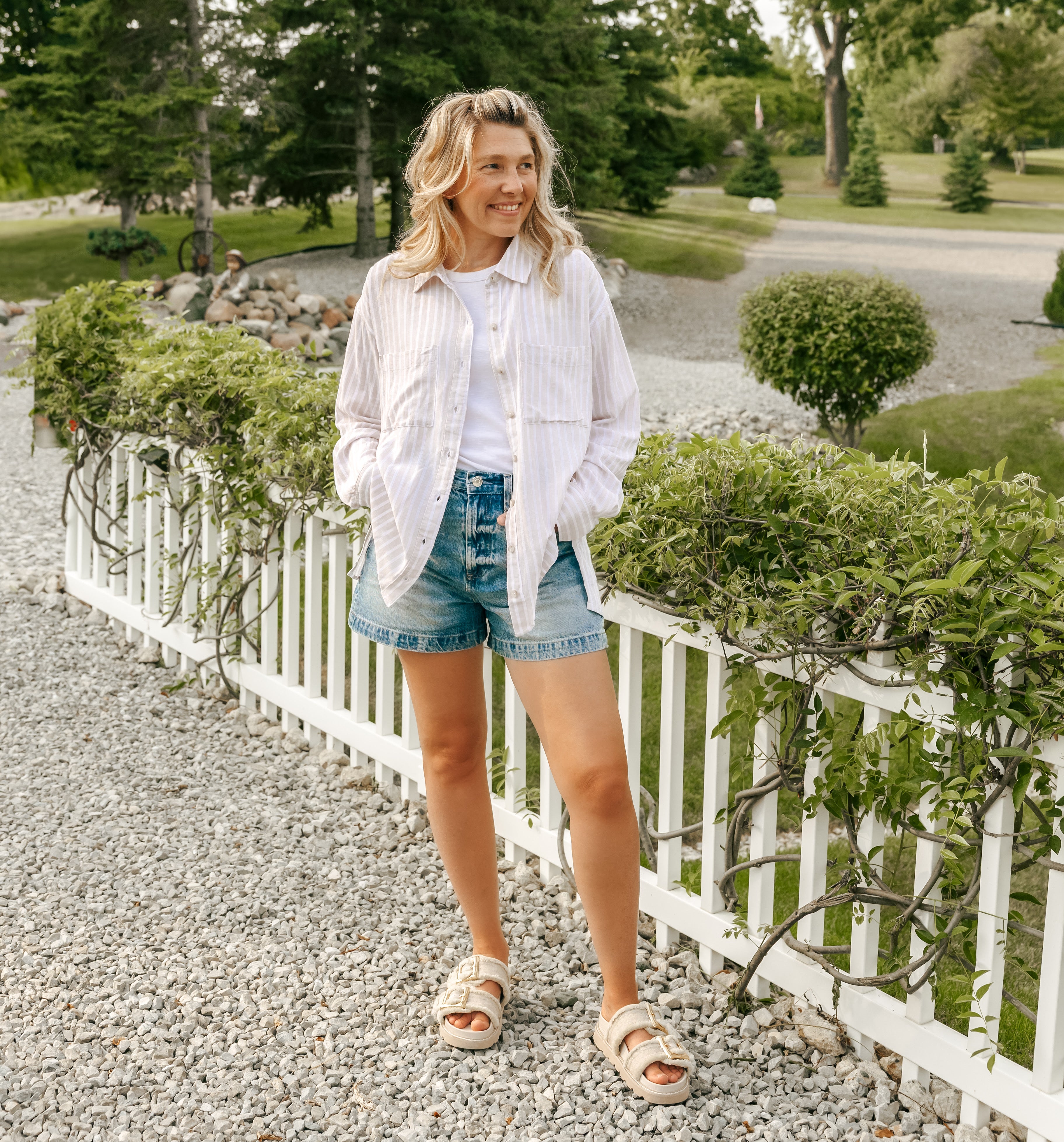 Striped Long Sleeve Button Shirt