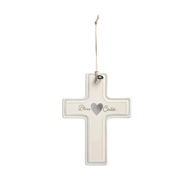 Bless This Child Wall Cross - Blue - Michigan Southern Charm
