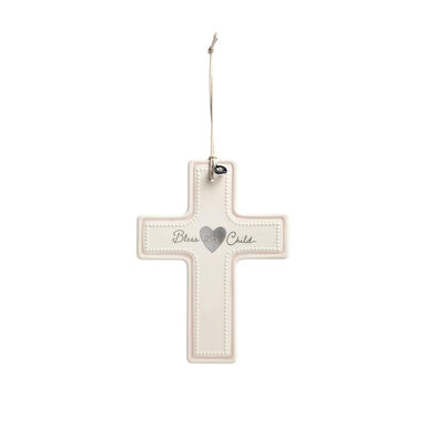 Bless This Child Pink Wall Cross - Michigan Southern Charm