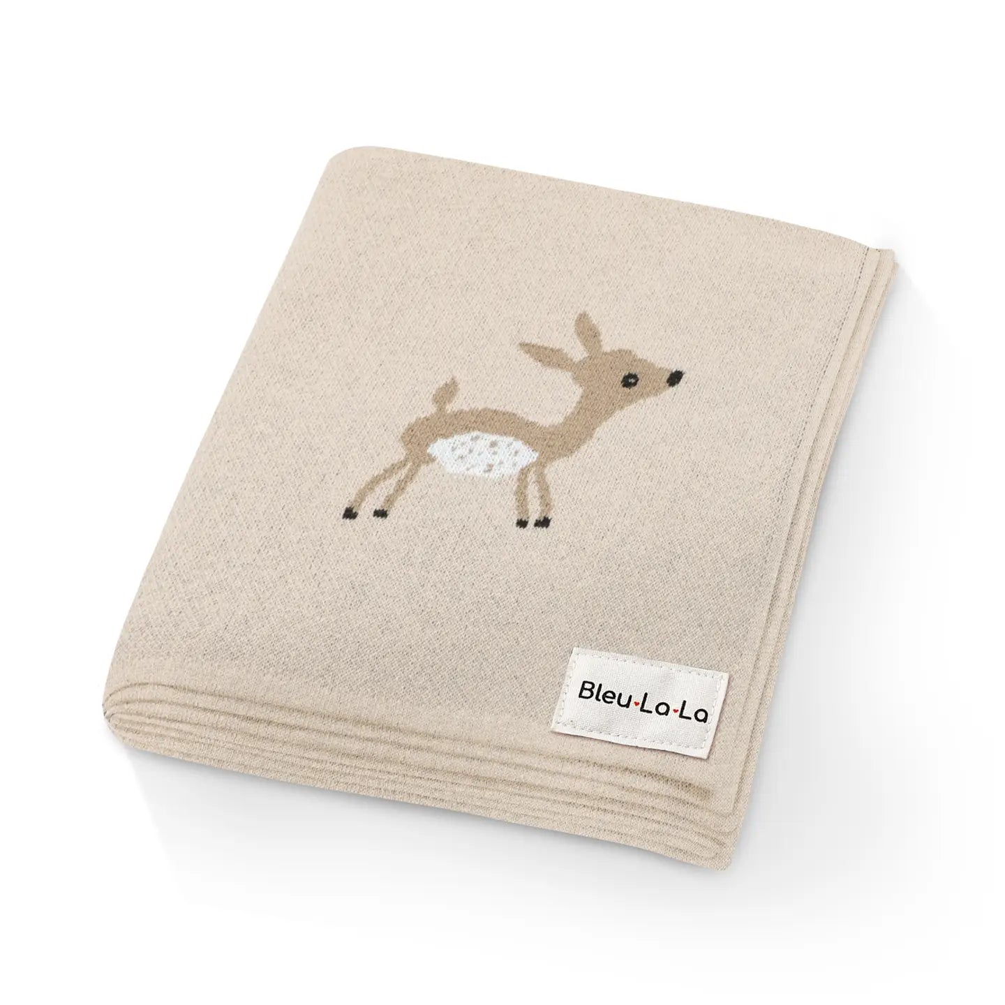 Luxury Cotton Deer Receiving Swaddle Baby Blanket - Michigan Southern Charm