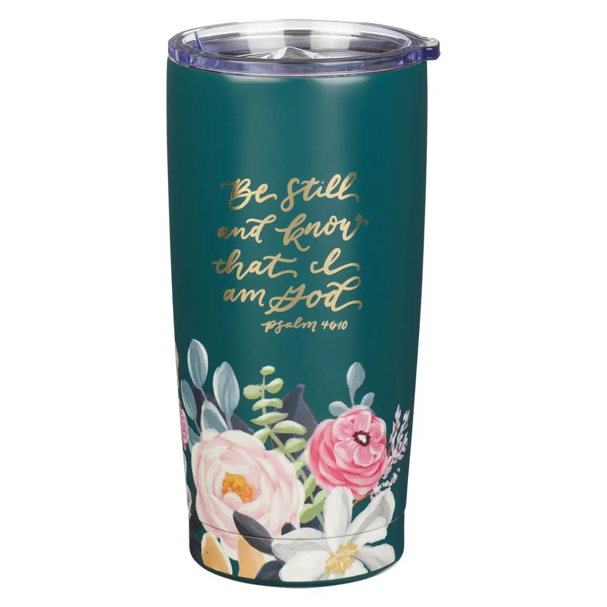 Tumbler Ss Blue Be Still Ps. 46:10 - Michigan Southern Charm