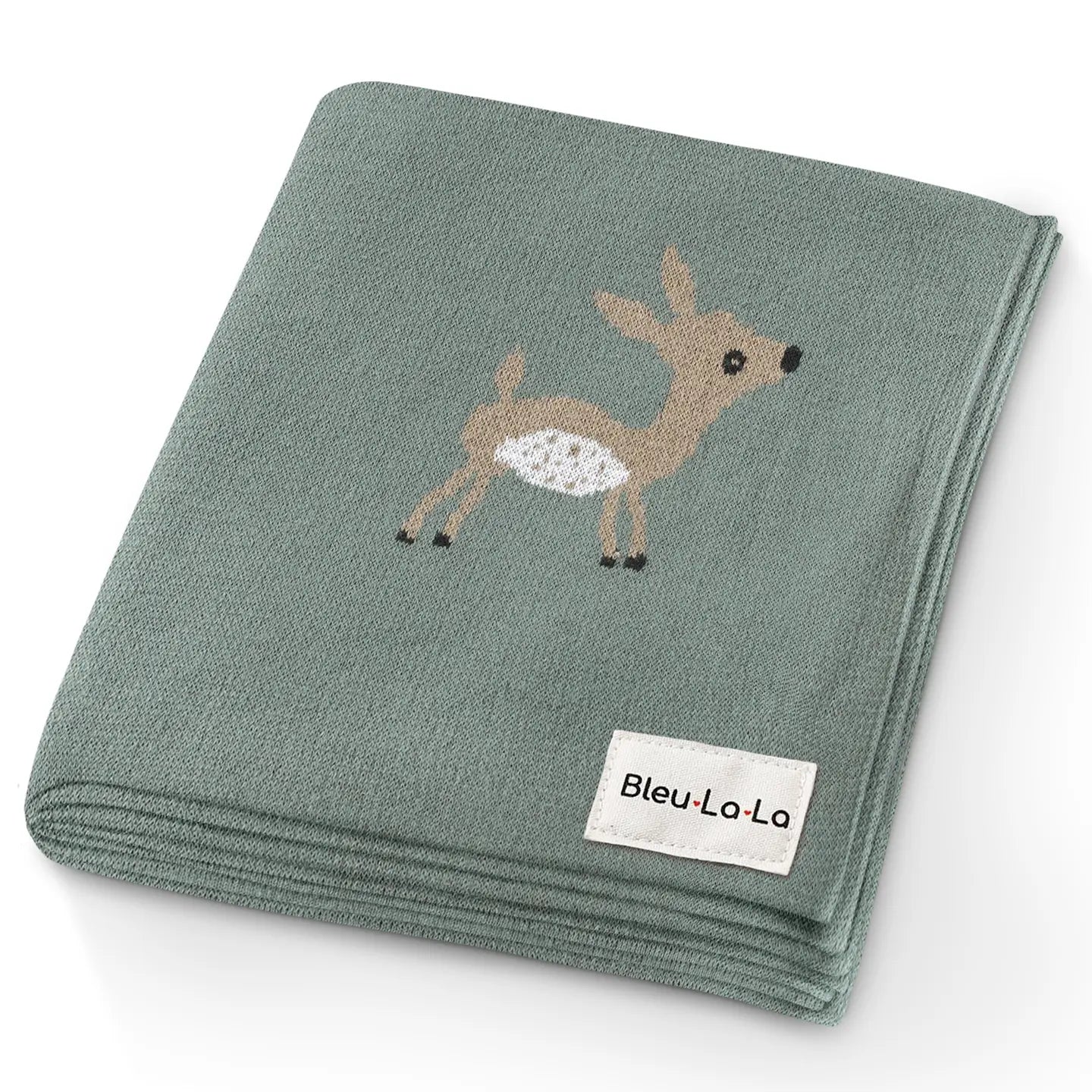 Luxury Cotton Deer Receiving Swaddle Baby Blanket - Michigan Southern Charm