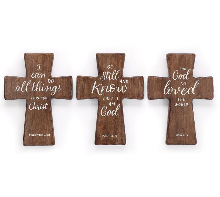 CROSS WALL HANGINGS WITH MESSAGE - Michigan Southern Charm