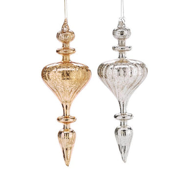 SILVER AND GOLD ORNAMENT - Michigan Southern Charm