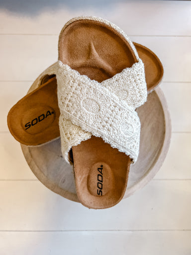 Crochet Sandal - Michigan Southern Charm