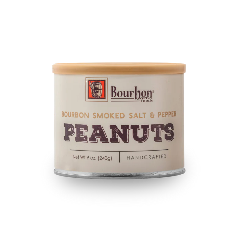 Bourbon Smoked Salt & Pepper Peanuts - Michigan Southern Charm