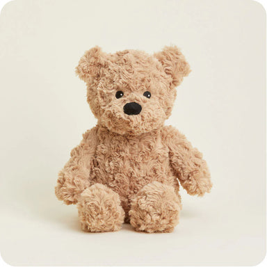 Brown Curly Bear Warmies - Michigan Southern Charm