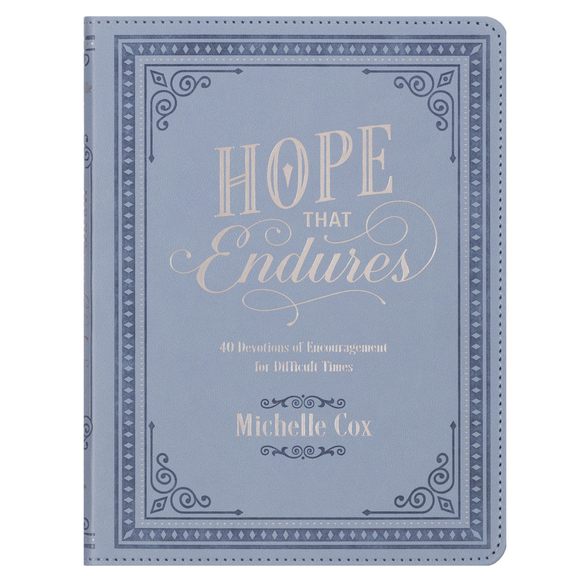 Hope That Endures Blue Faux Leather Devotional - Michigan Southern Charm