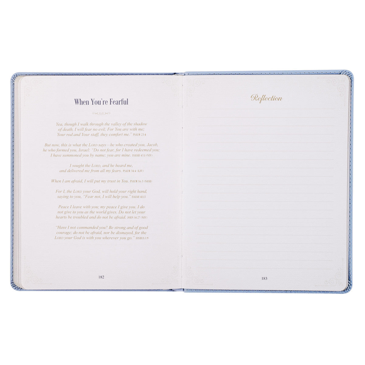 Hope That Endures Blue Faux Leather Devotional - Michigan Southern Charm