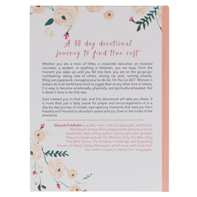 Find Rest Pink Floral Hardcover Devotional - Michigan Southern Charm