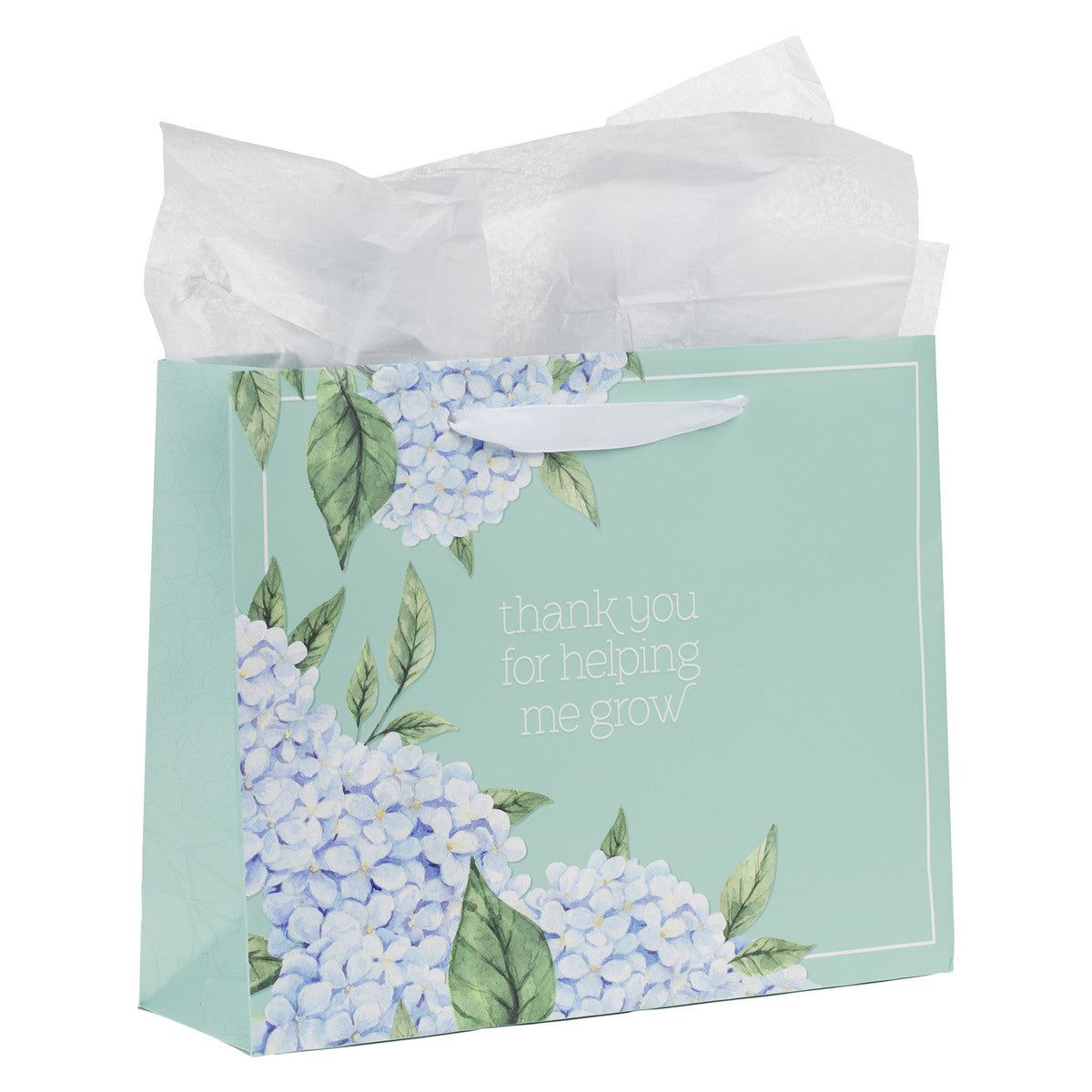 Thank You For Helping Me Grow Large Landscape Gift Bag and Card Set - Michigan Southern Charm