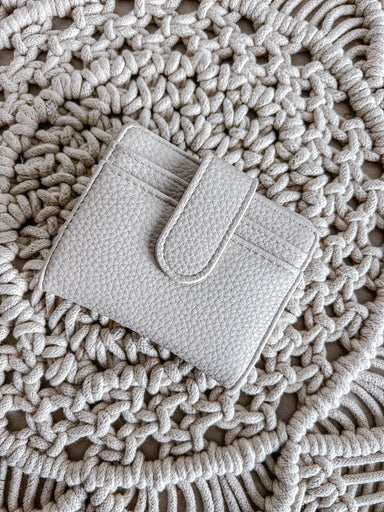 Caitlyn Card Holder Wallet Cream - Michigan Southern Charm