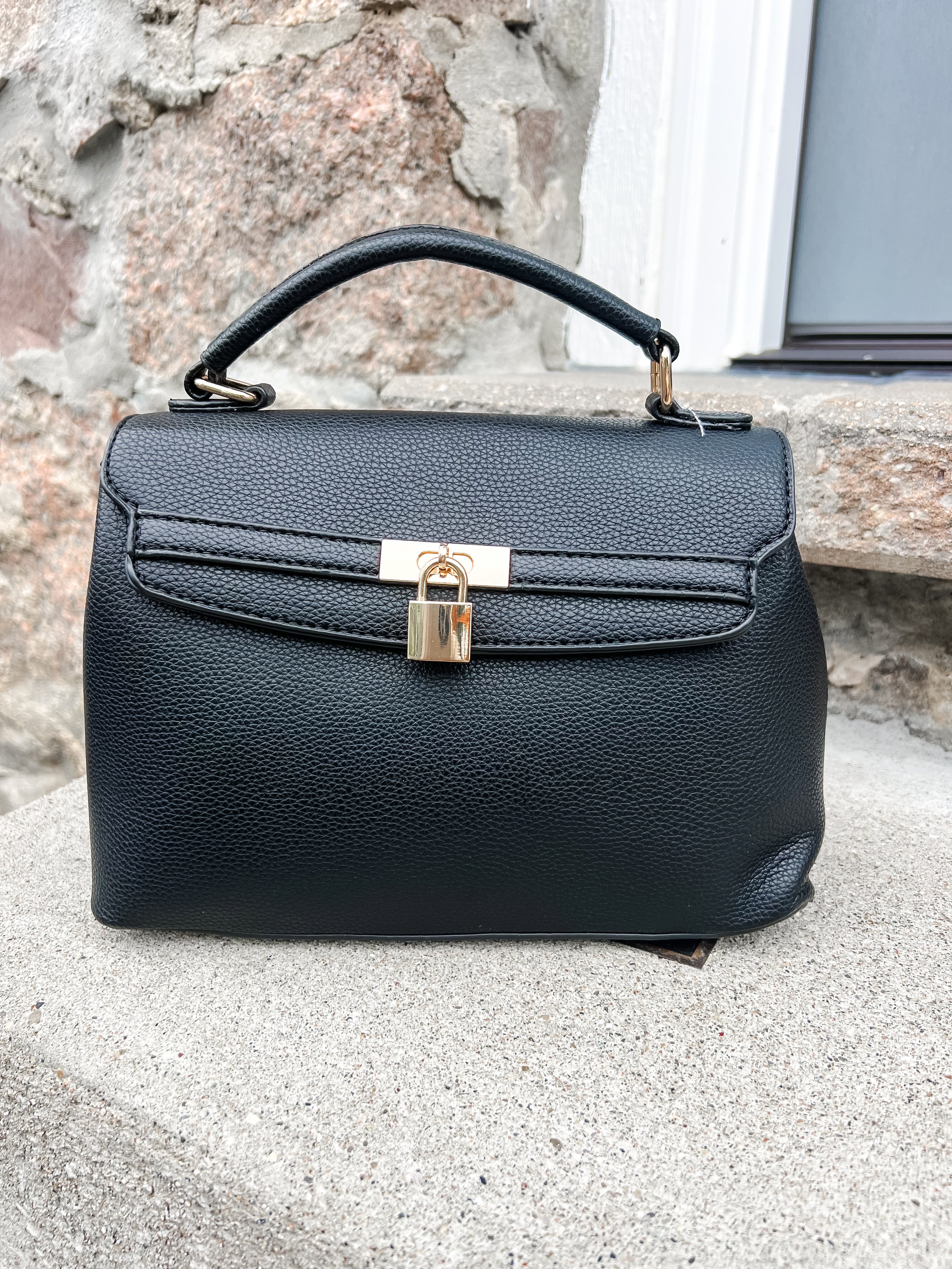 Bella Black Mini Crossbody Bag