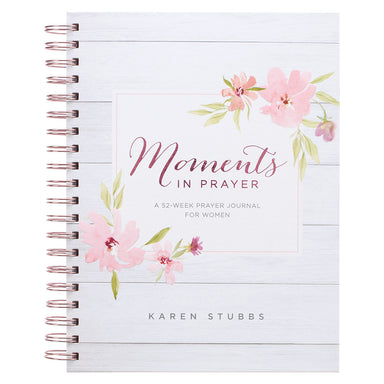 Moments in Prayer Wirebound Prompted Prayer Journal - Michigan Southern Charm