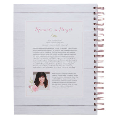 Moments in Prayer Wirebound Prompted Prayer Journal - Michigan Southern Charm