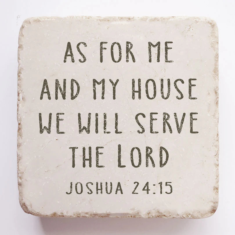 As For Me & My House Marble Coasters - Michigan Southern Charm
