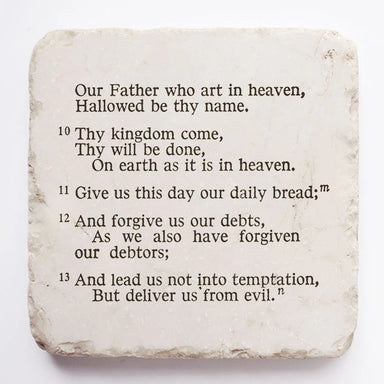 Our Father Who Art In Heaven Marble Stone - Michigan Southern Charm