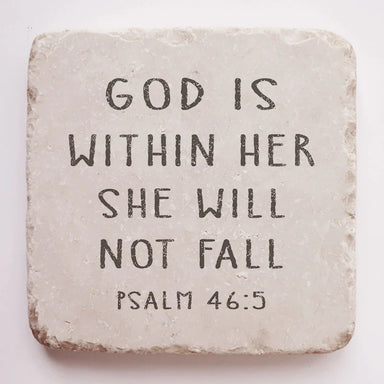 Psalm 46:5 Marble Stone - Michigan Southern Charm