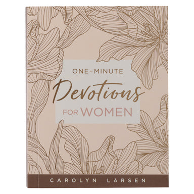 Beige Softcover One-minute Devotions for Women - Michigan Southern Charm