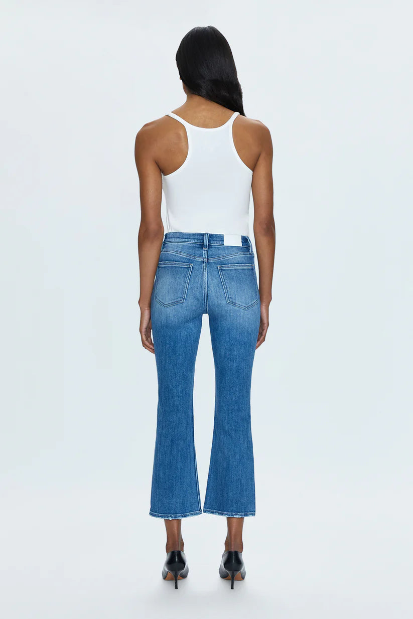 Lennon High Rise Crop Boot Jean - Michigan Southern Charm