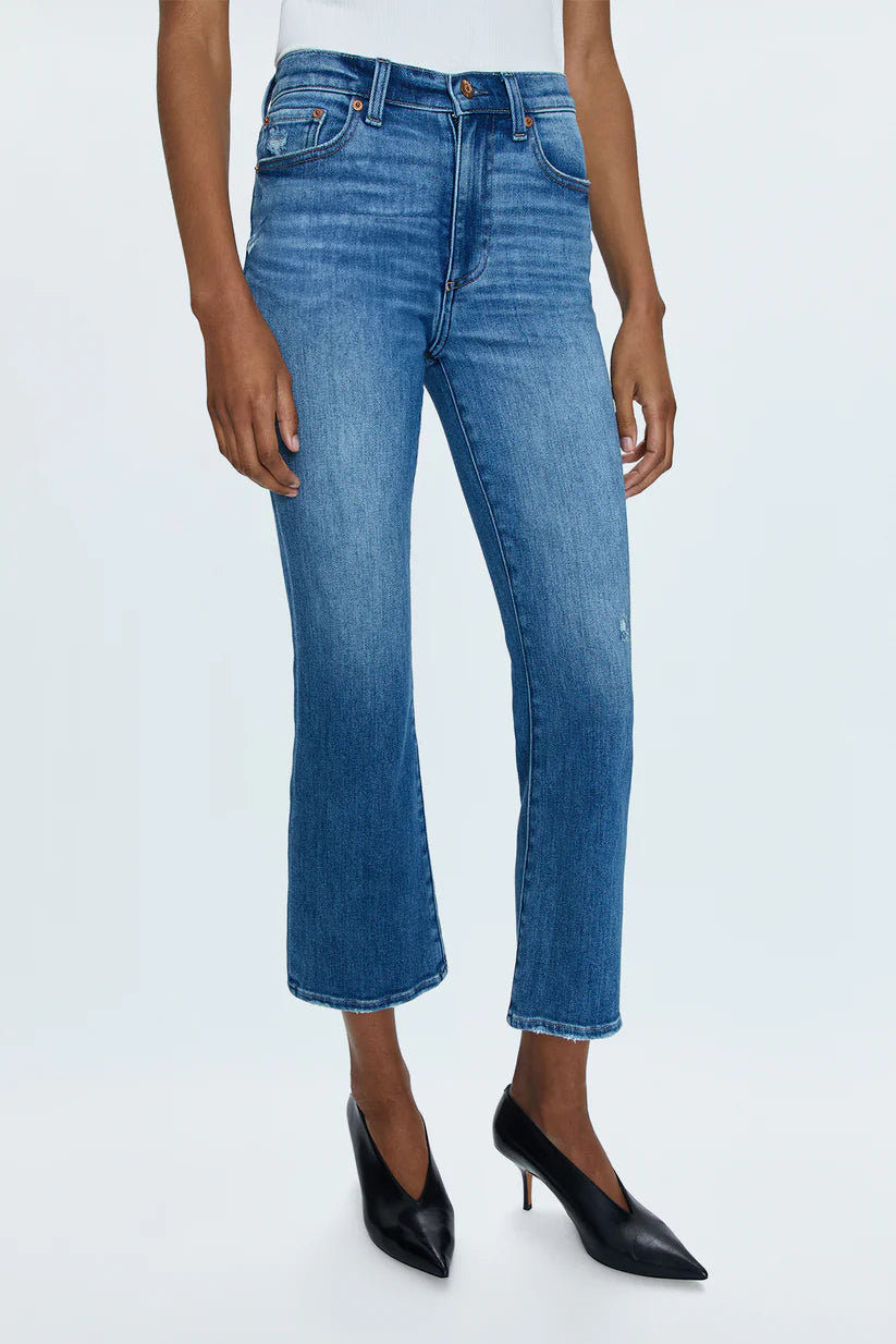Lennon High Rise Crop Boot Jean - Michigan Southern Charm