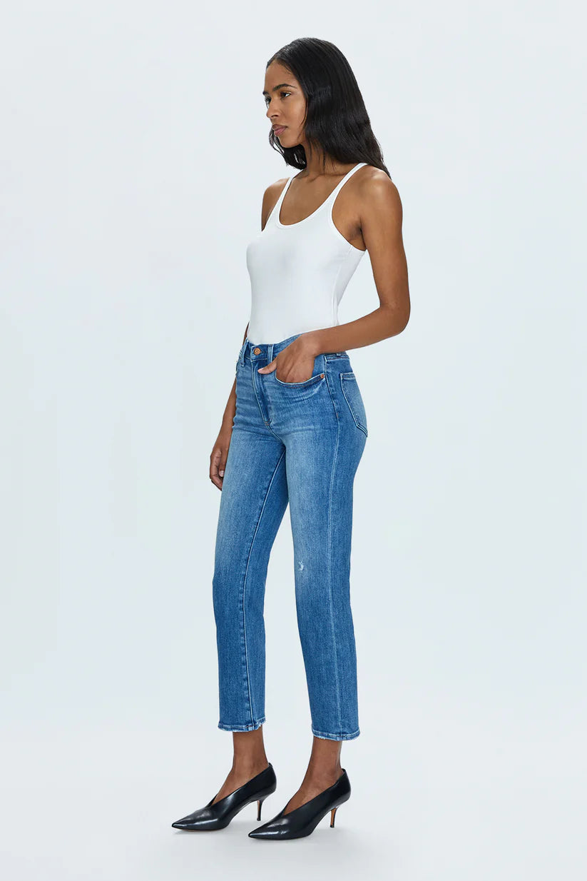Lennon High Rise Crop Boot Jean - Michigan Southern Charm