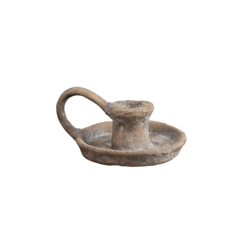 TERRACOTTA TAPER CANDLE HOLDER