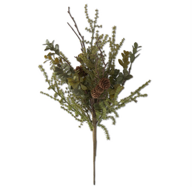 Mixed Pine Twig Mini Pinecone Bush - Michigan Southern Charm