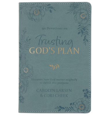 Trusting in God's Plan Teal Faux Leather 90-Day Devotional - Michigan Southern Charm