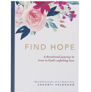 Find Hope White Hardcover Devotional - Michigan Southern Charm