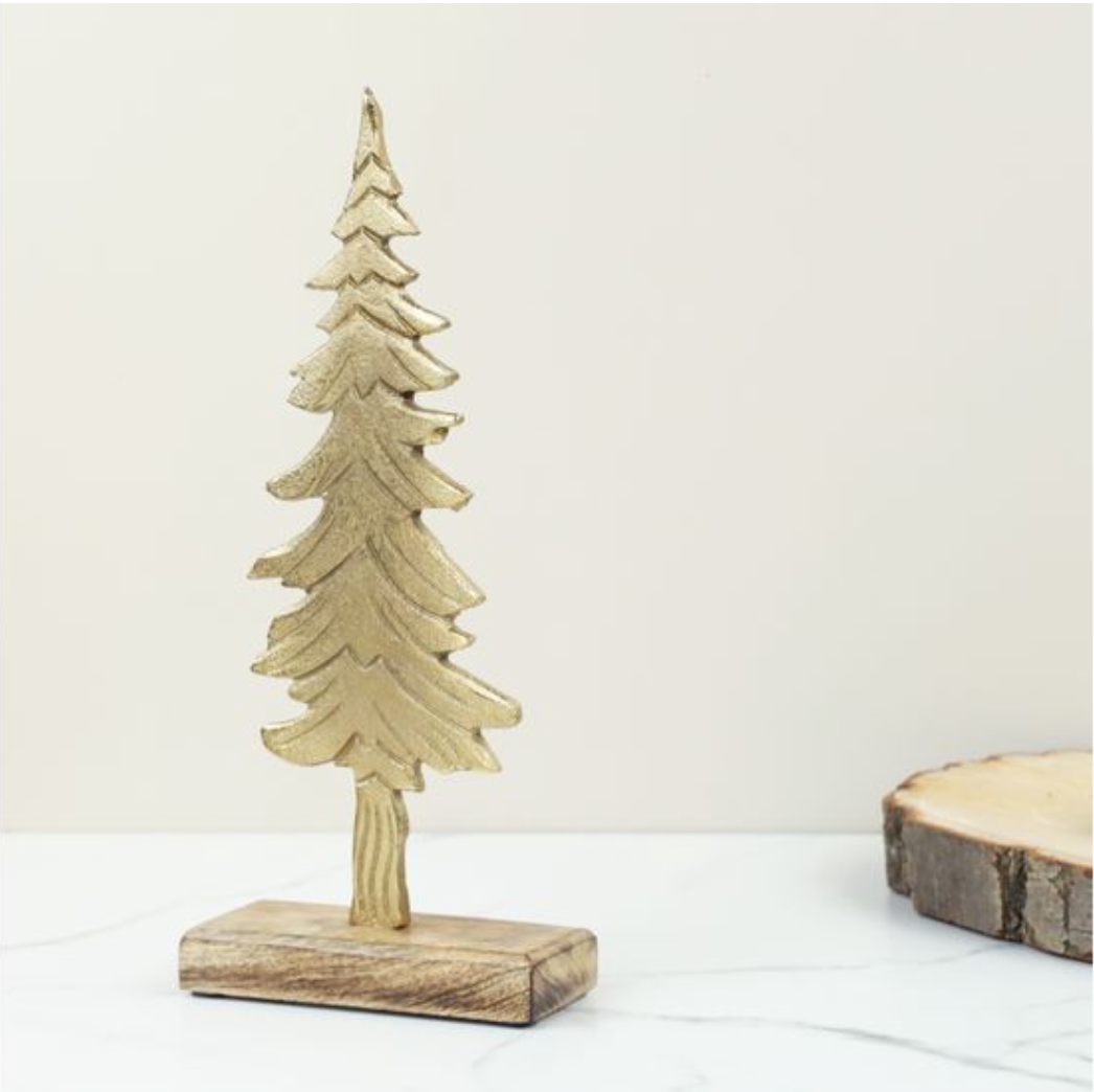 10.5" GOLD TREE TABLE TOP - Michigan Southern Charm