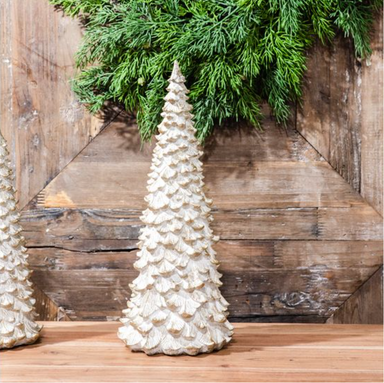 11.8" SNOWY GOLD TREE - Michigan Southern Charm