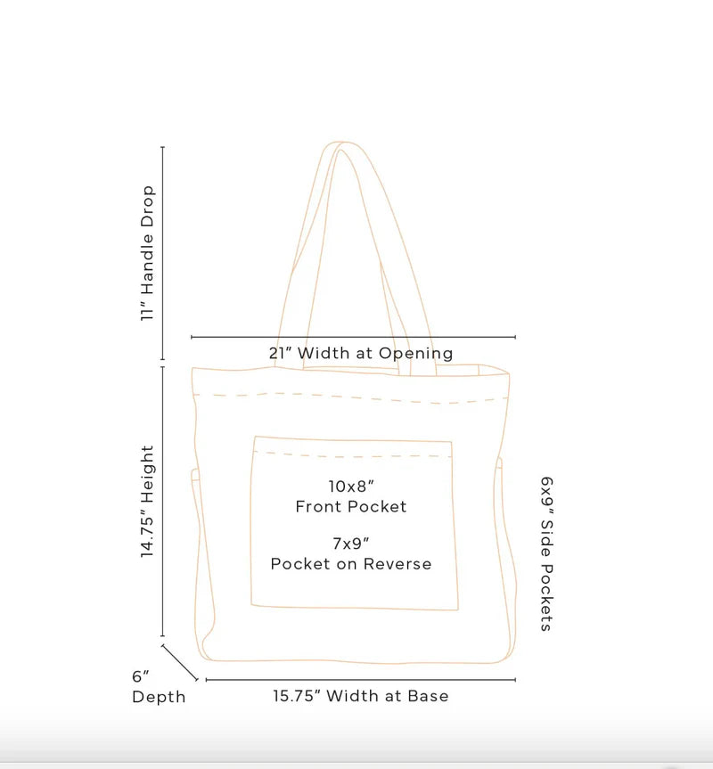 Nice and Natural Weekender Tote - Michigan Southern Charm
