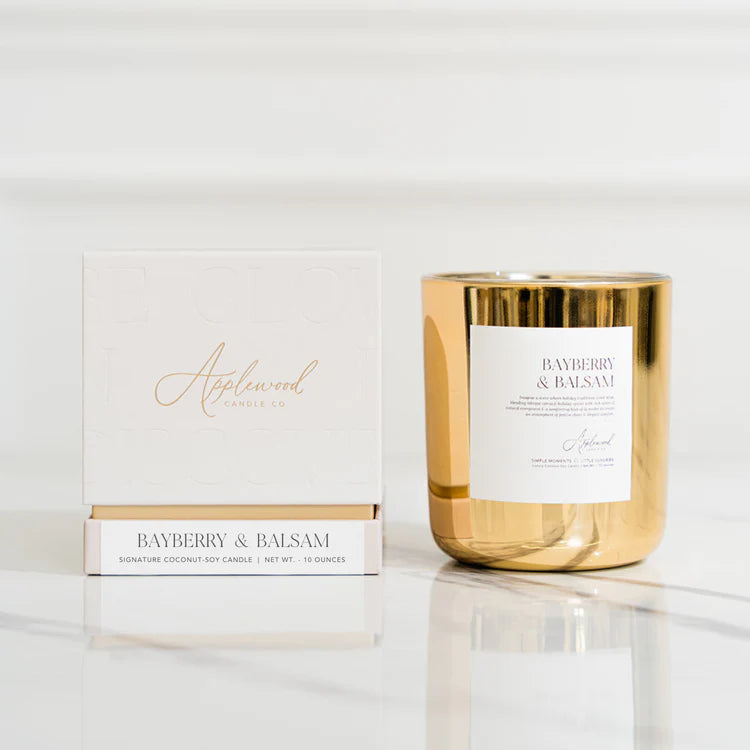 BAYBERRY & BALSAM LUXURY CANDLE - Michigan Southern Charm