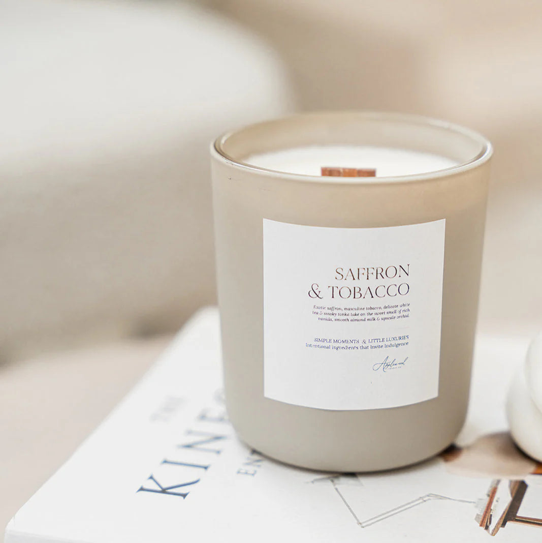 SAFFRON & TOBACCO | Luxury Candle
