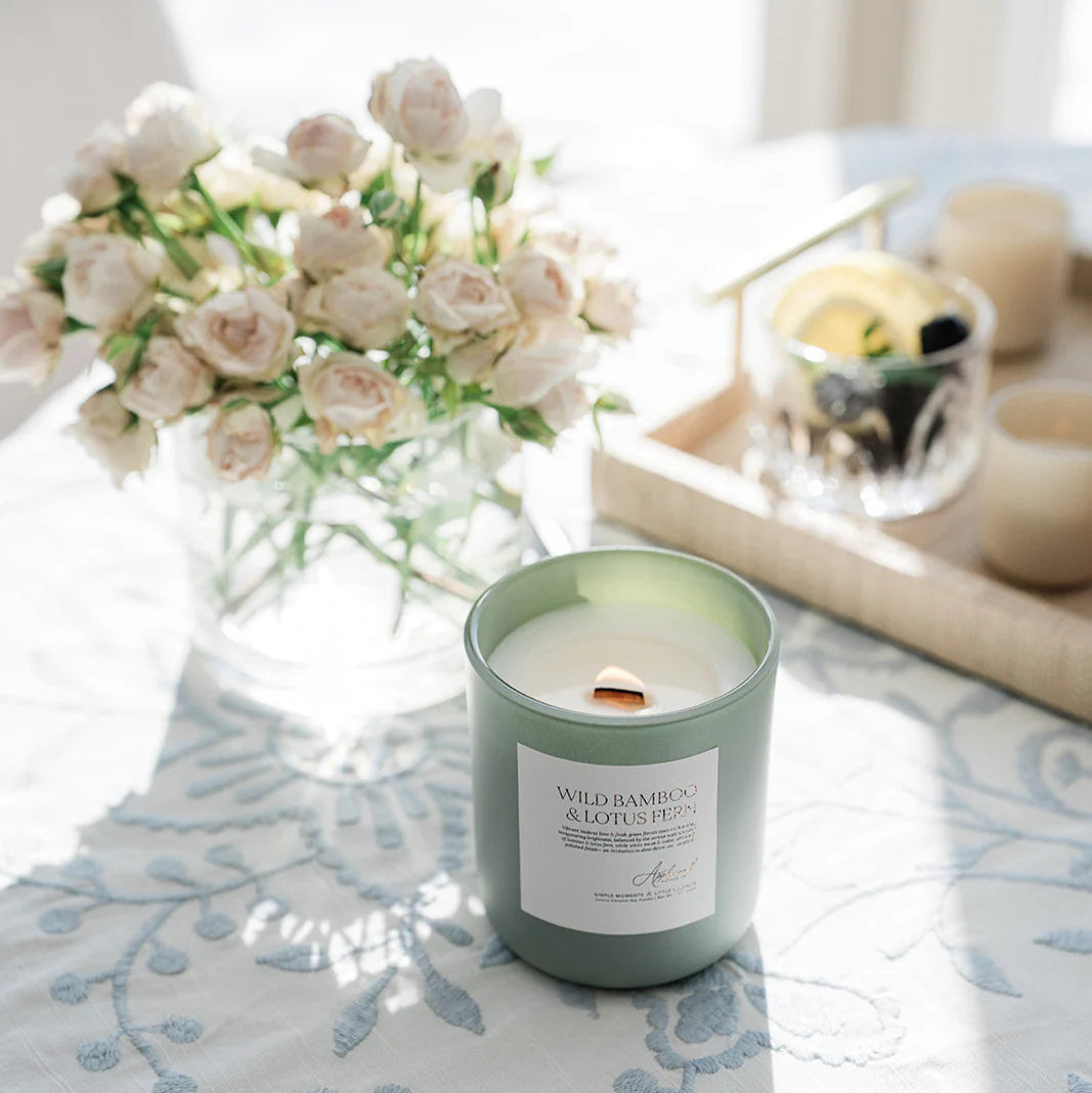Wild Bamboo & Lotus Fern | Luxury Candle - Michigan Southern Charm