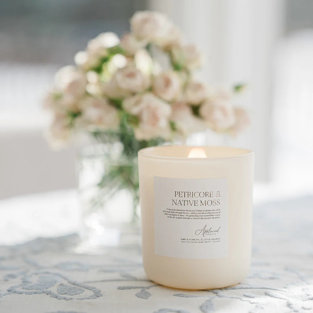 Petricore & Earthy Moss | Luxury Candle - Michigan Southern Charm