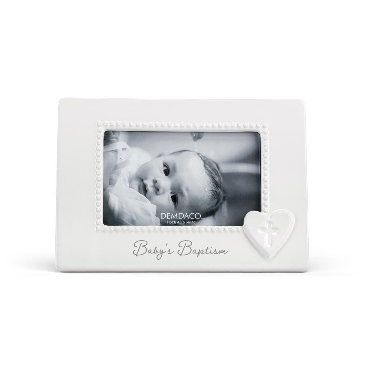 Baptism Frame 9x6.5in - Michigan Southern Charm