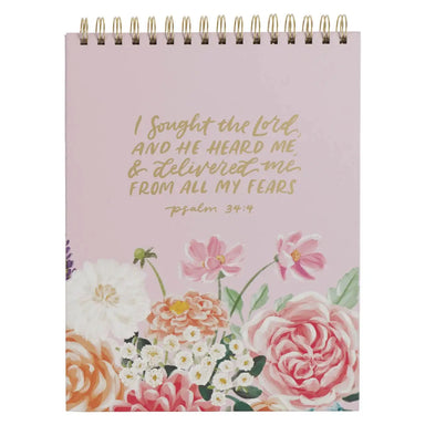 Wirebound Notepad I Sought the Lord Ps. 34:4 - Michigan Southern Charm