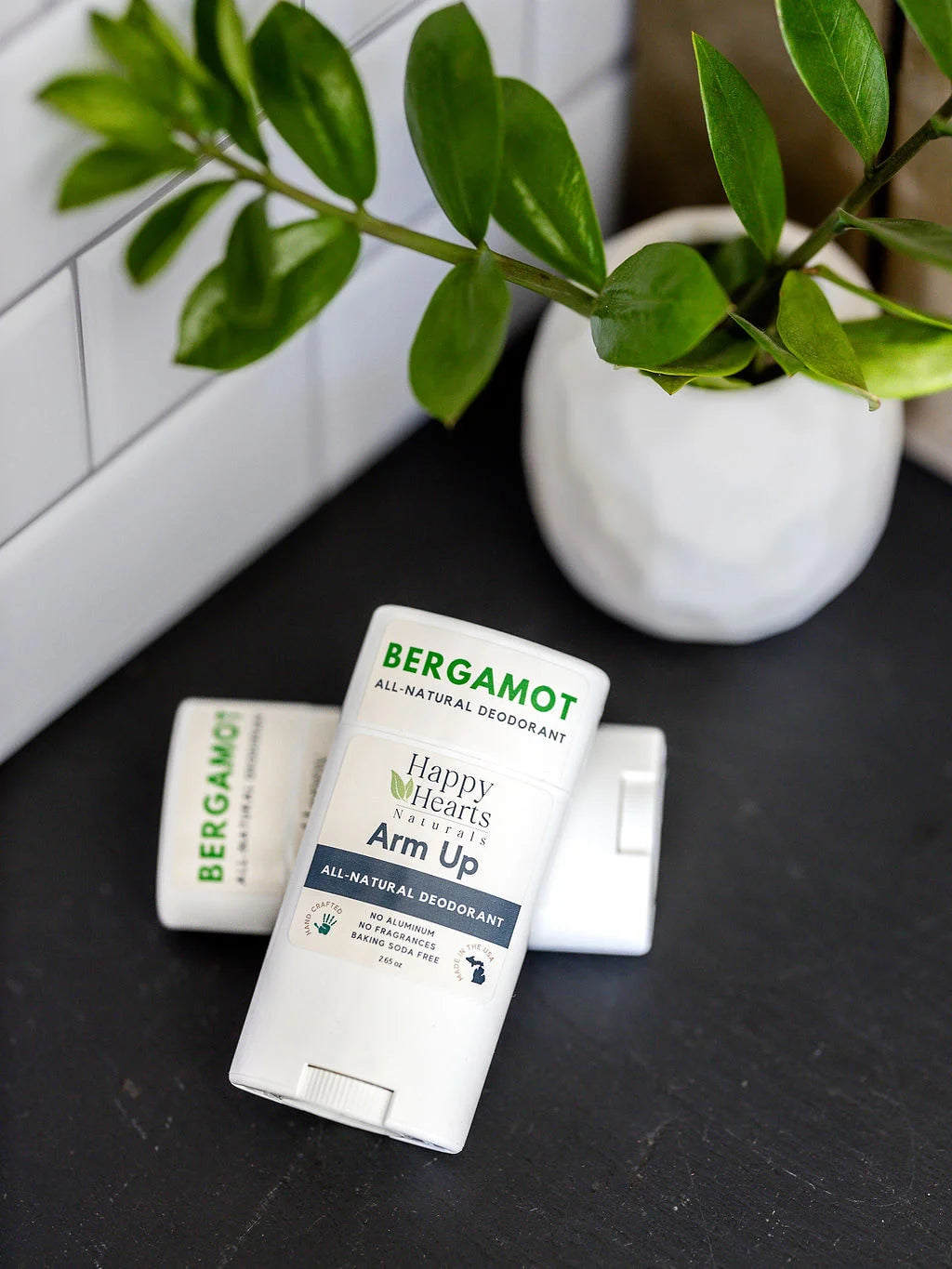 ARM UP DEODORANT (All-Natural, Aluminum & Baking Soda Free) Bergamot - Michigan Southern Charm