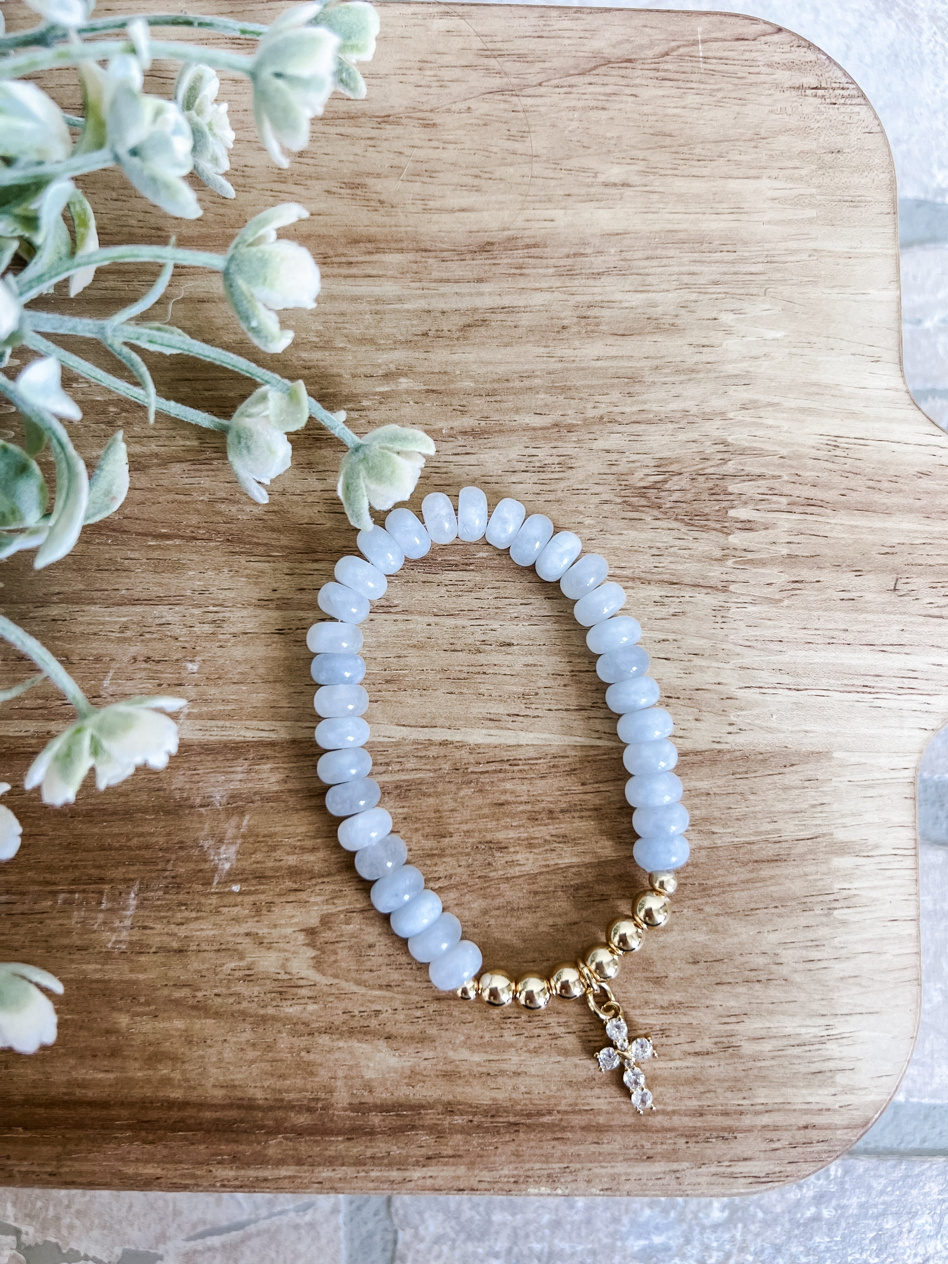 Hope Cross Bracelet - Michigan Southern Charm
