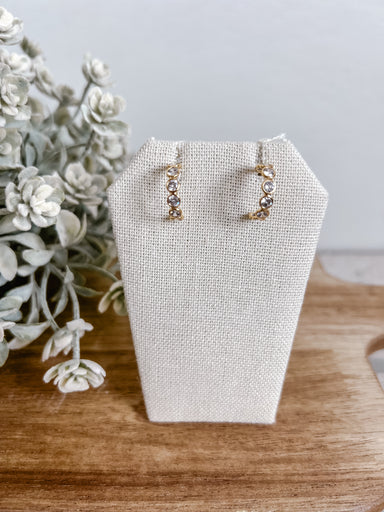 Gold Filled Shiny Huggie Earrings