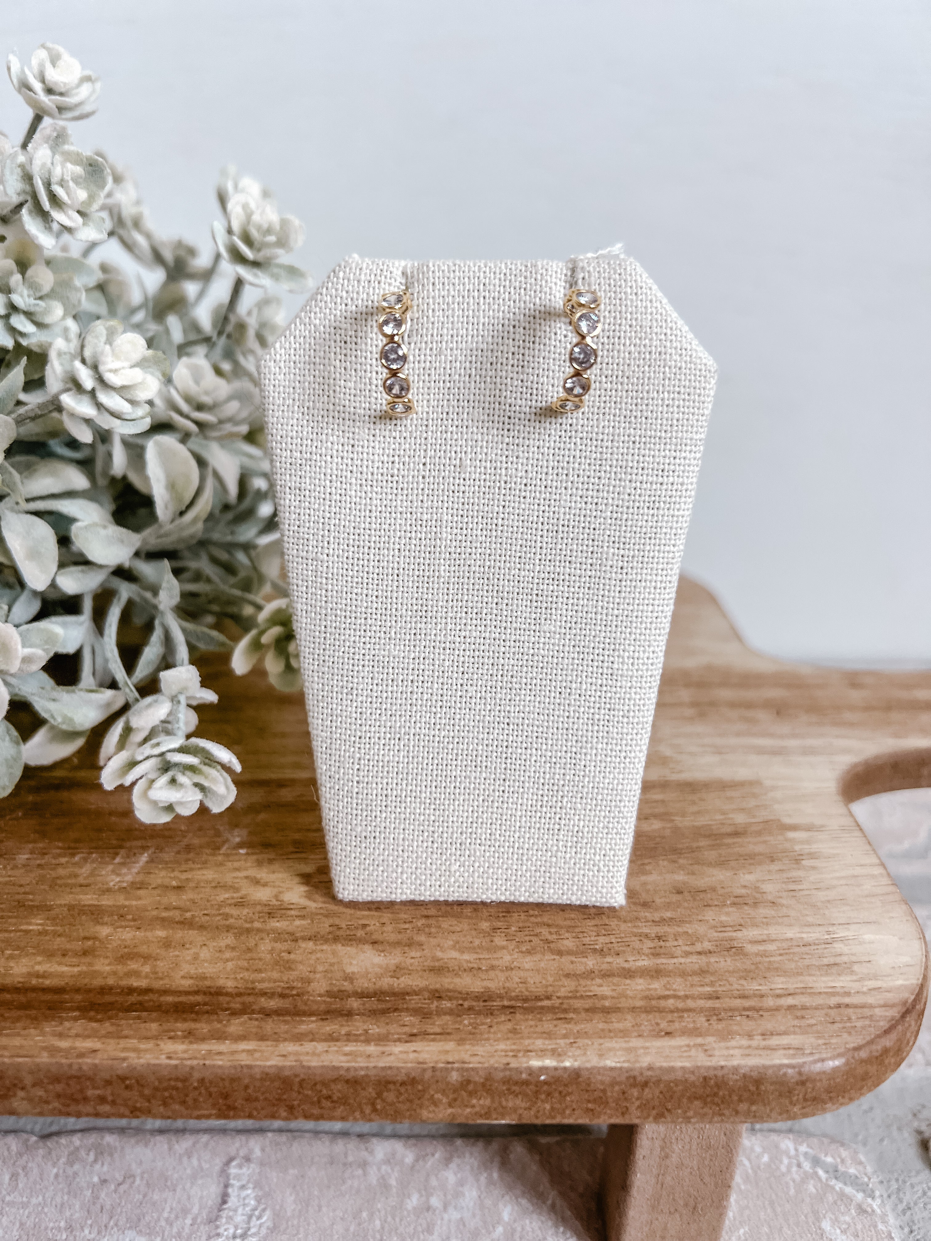 Gold Filled Shiny Huggie Earrings