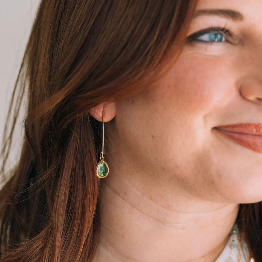 Green Bright Skies Earrings