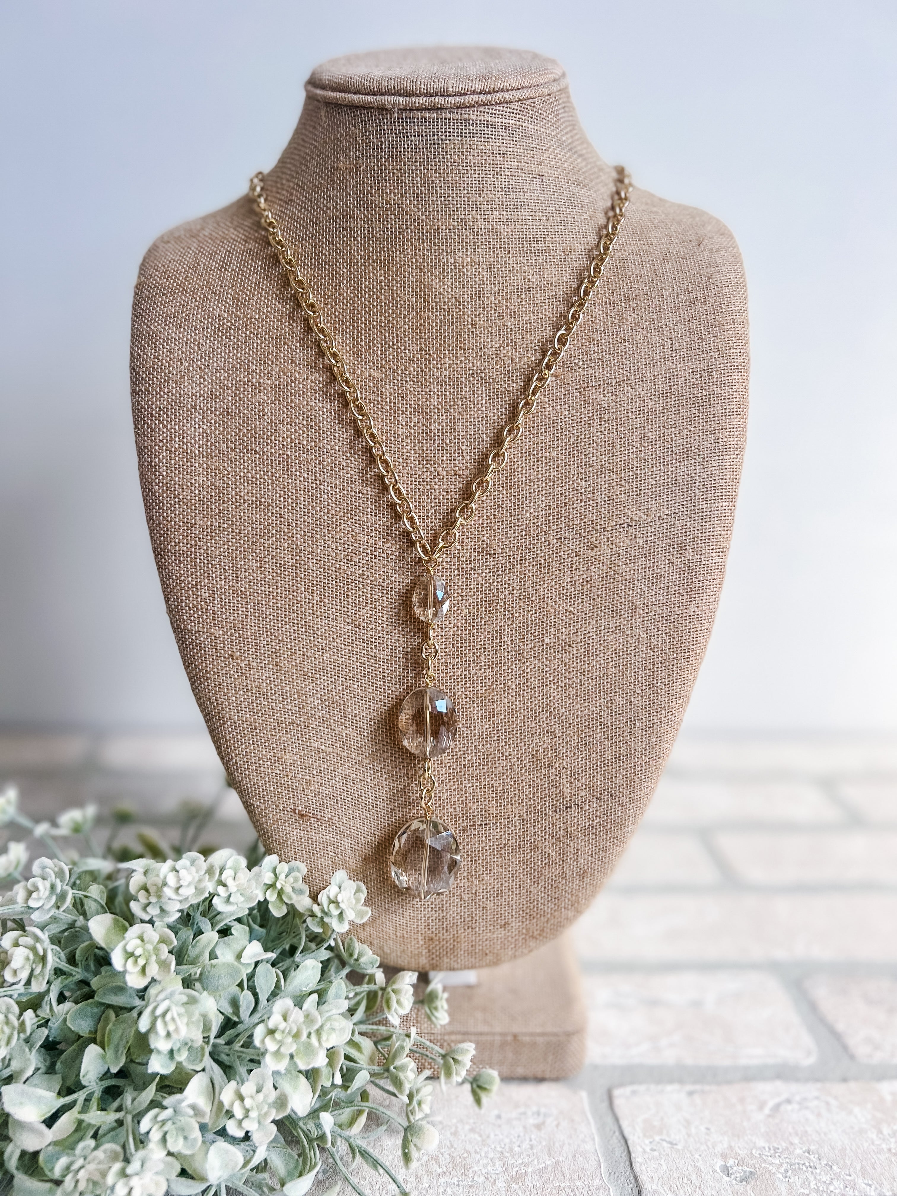 Fancy Girl Drop Necklace
