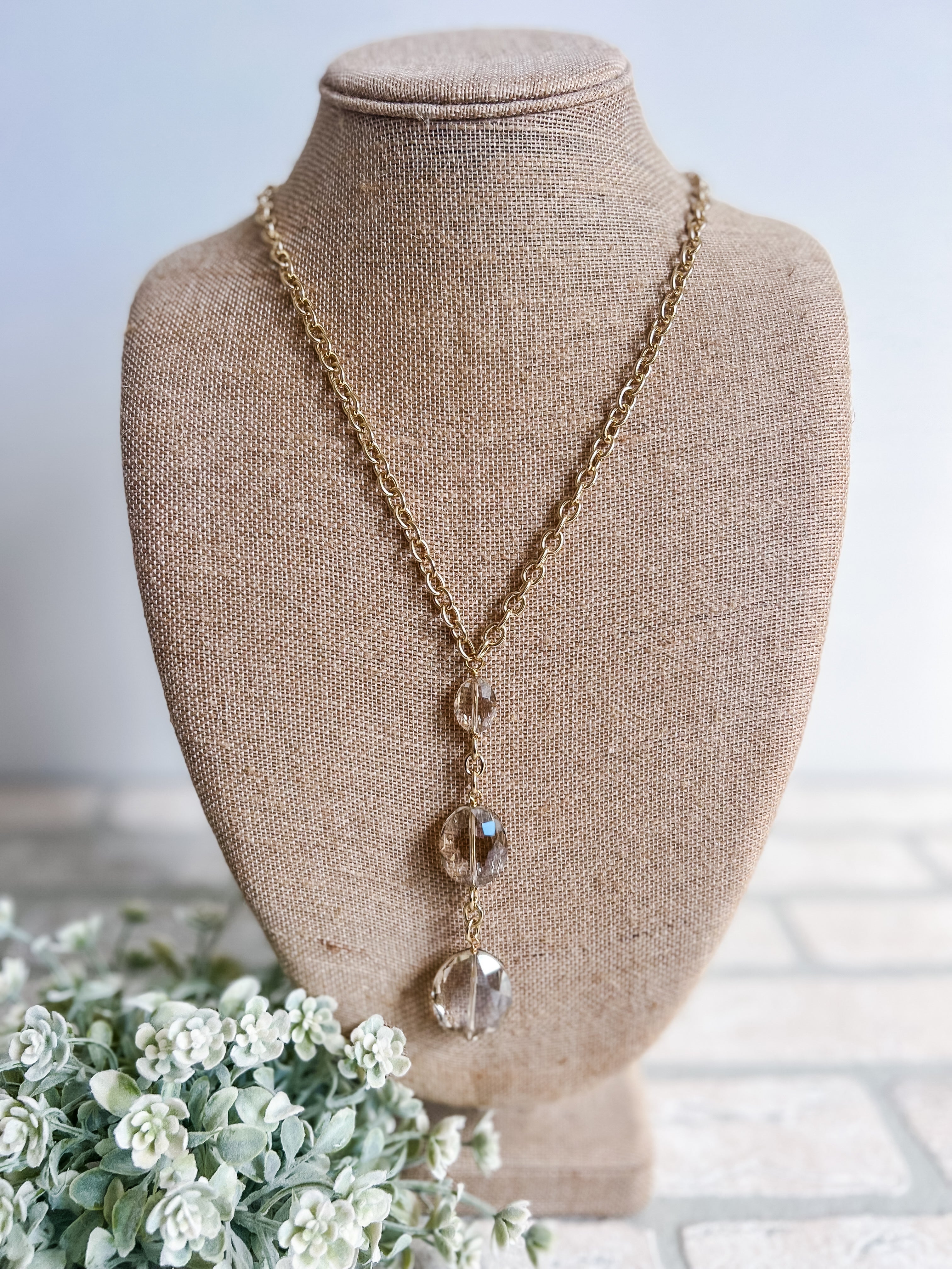 Fancy Girl Drop Necklace