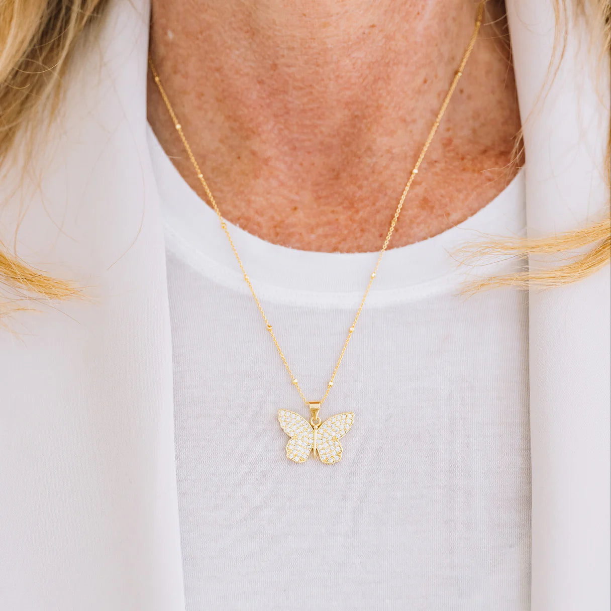 Freedom Butterfly Necklace